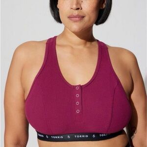 👏Torrid Women's Magenta Ribbed Bralette